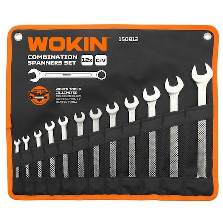 Wokin 12 Piece Combination Spanner Set 150812